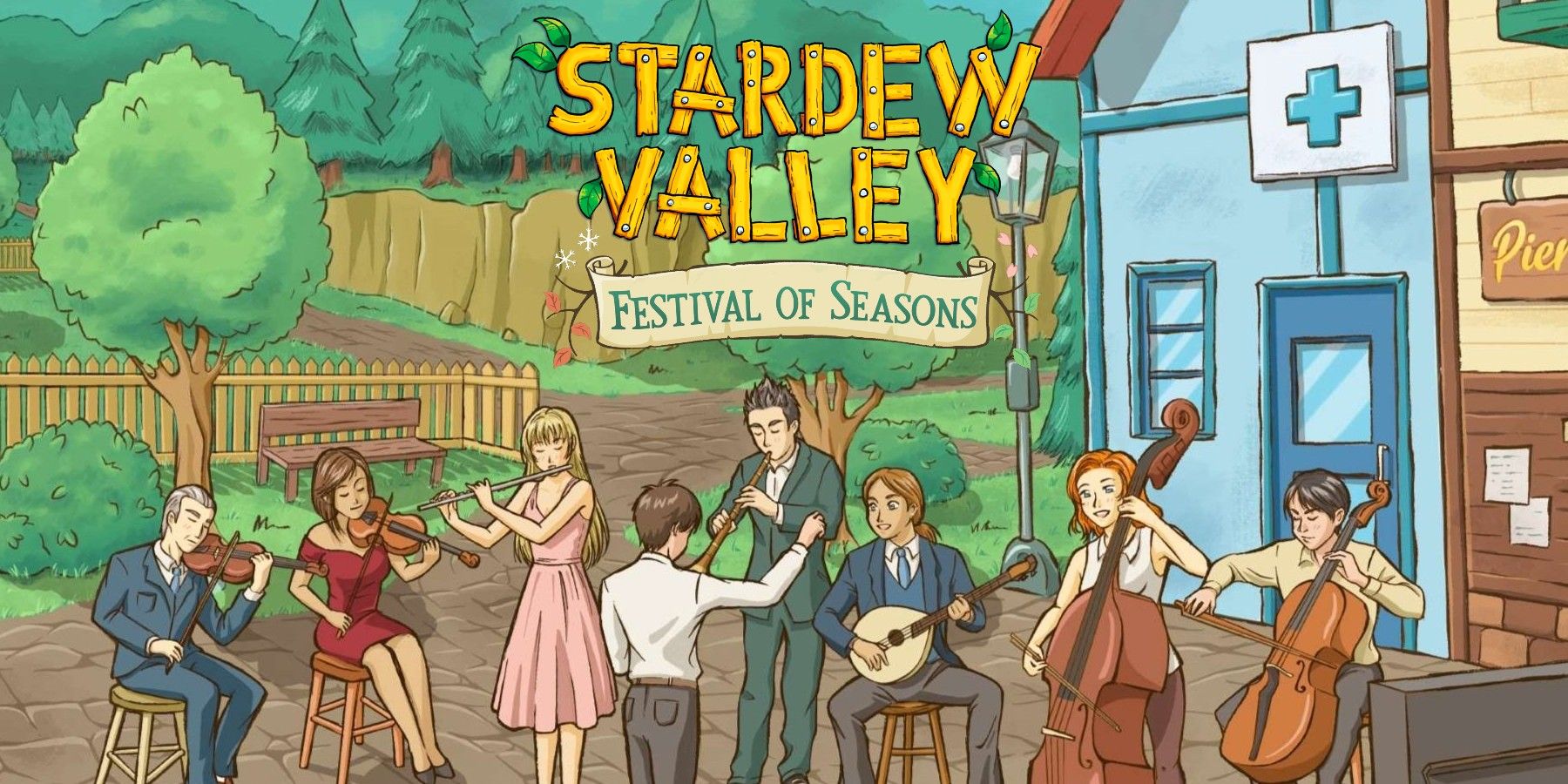 turnê de concertos das temporadas de festivais no vale do stardew