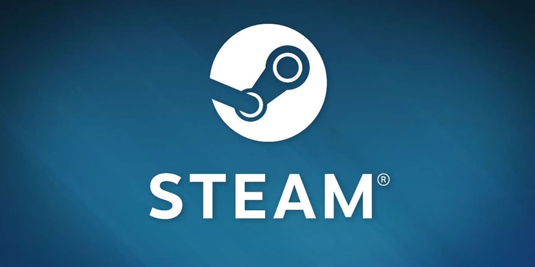 steam logo light blue background