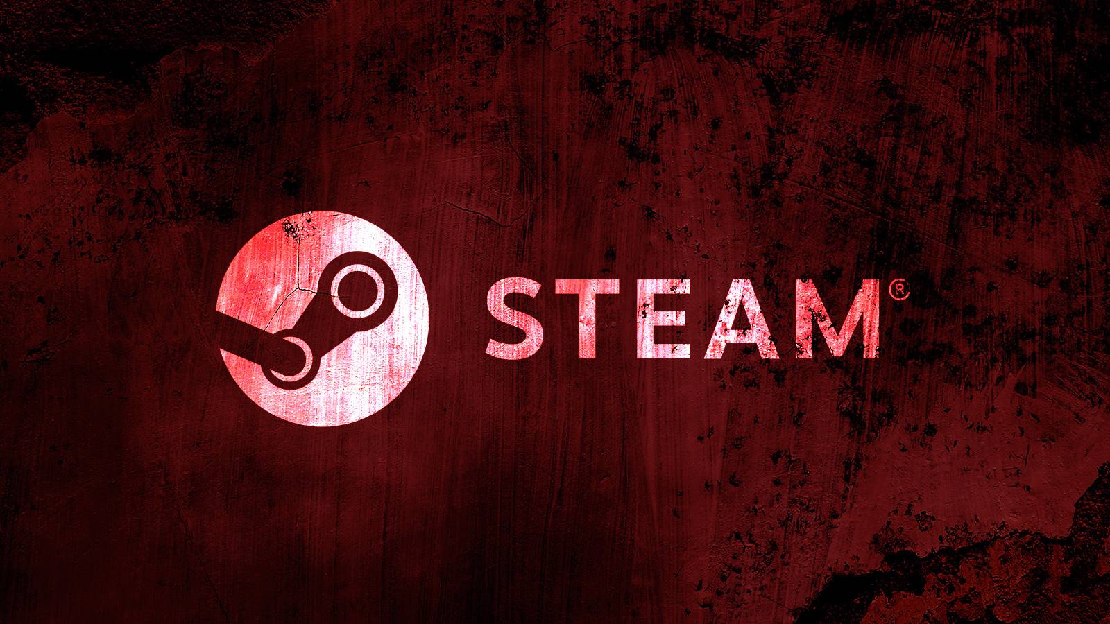 steam logo with blood