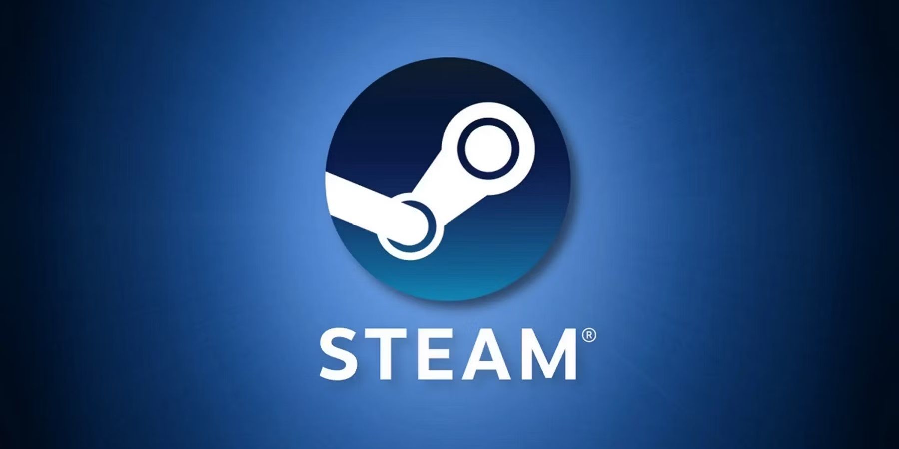 steam logo with blue background