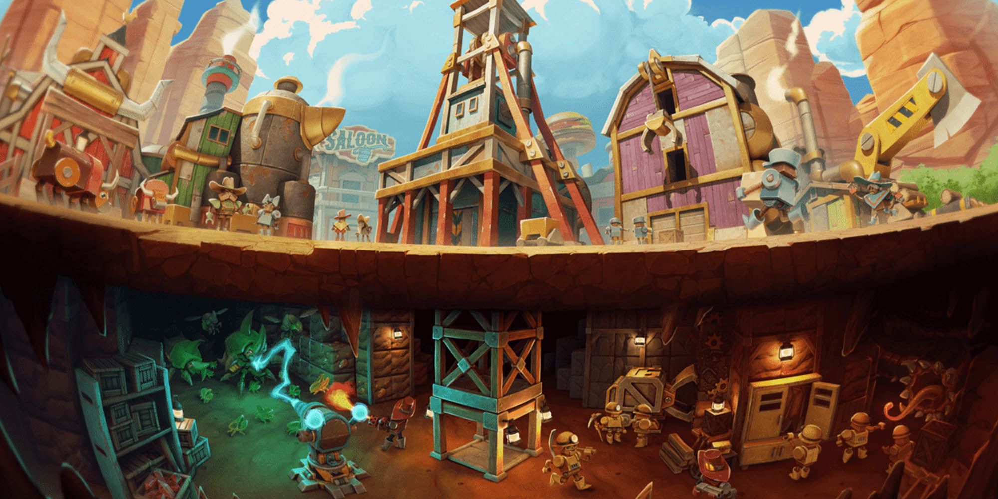 Steamworld Build Promotional Image