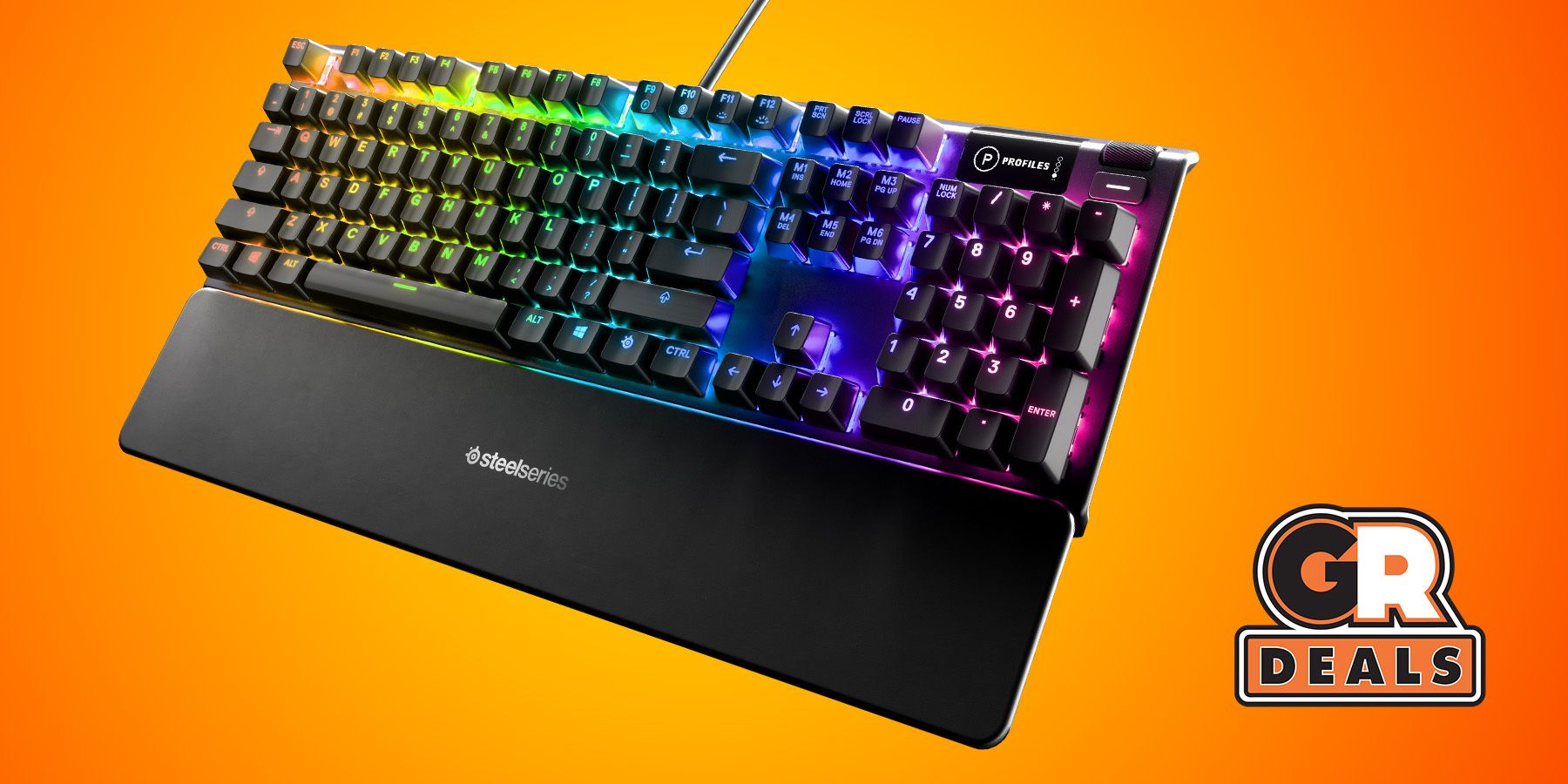 SteelSeries Apex 5 Mechanical Gaming Keyboard – RGB Illumination