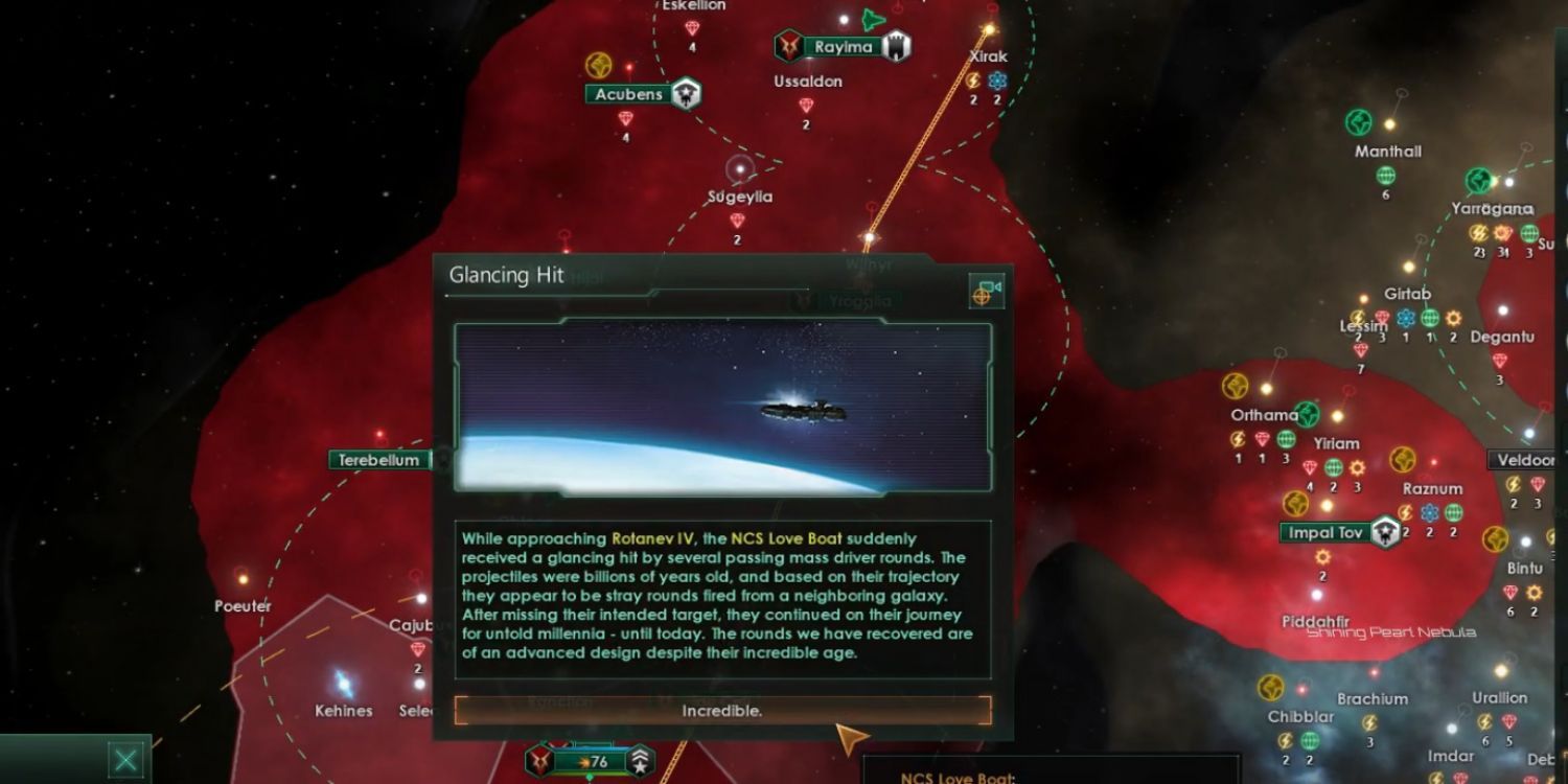 An Image of Stellaris: Glancing Hit