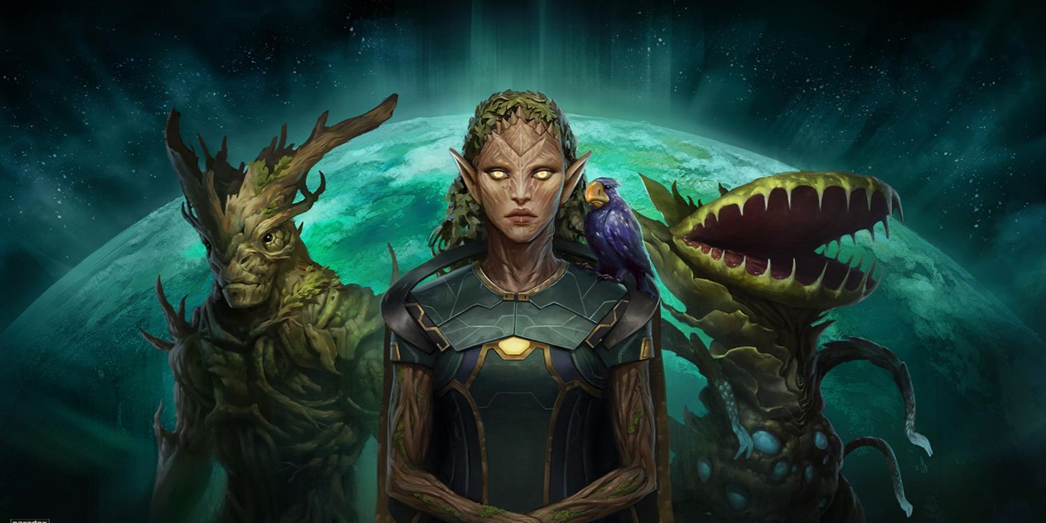 Una imagen de Stellaris: fototrópica y próspera