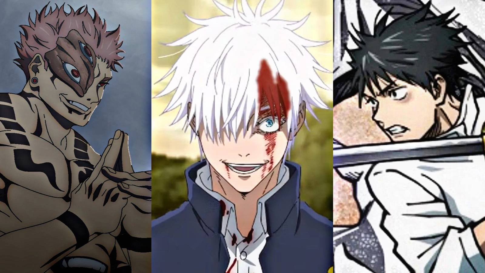 Sukuna gojo yuta prodigy jujutsu kaisen