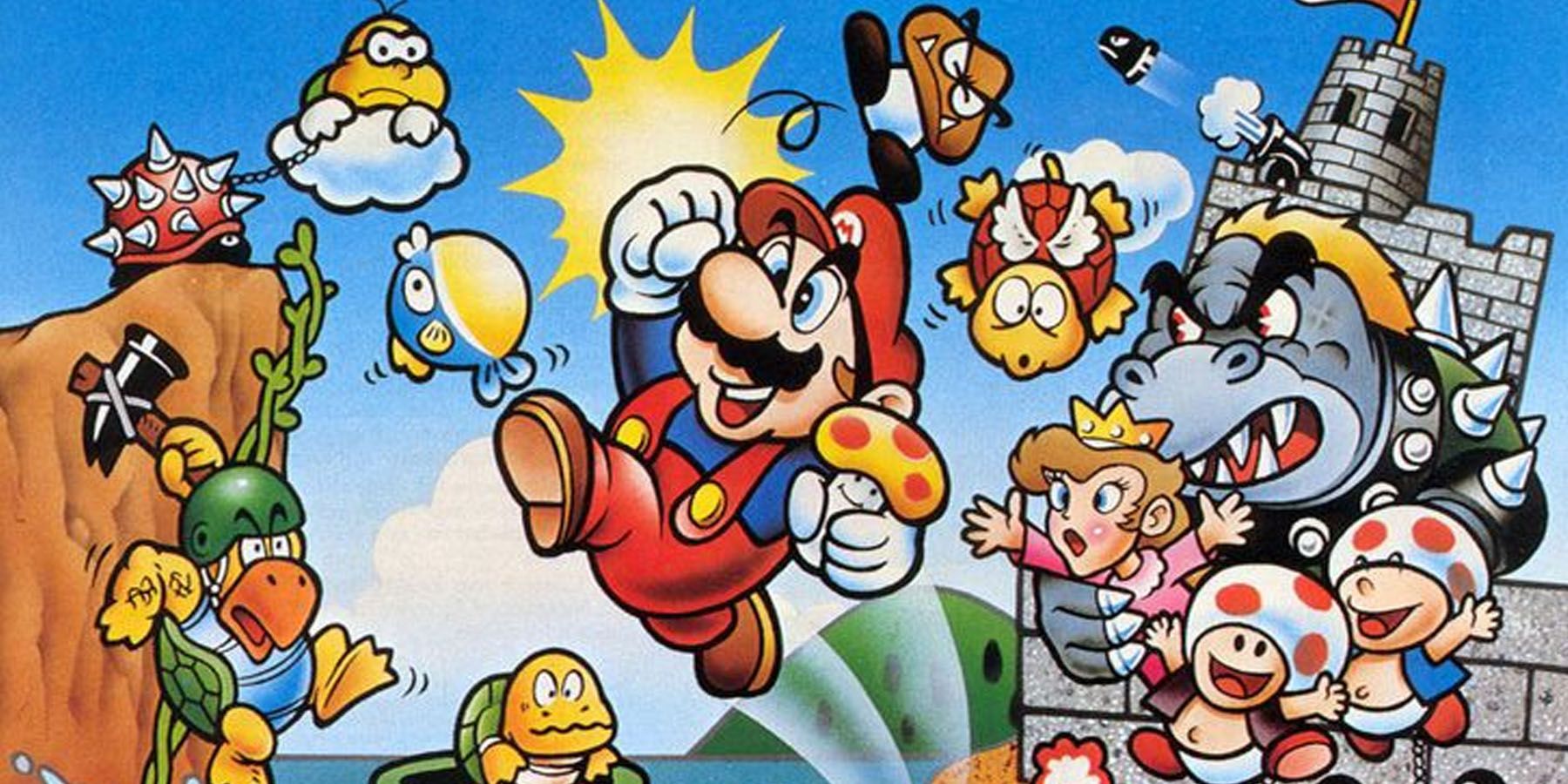Super Mario Bros Original Box art