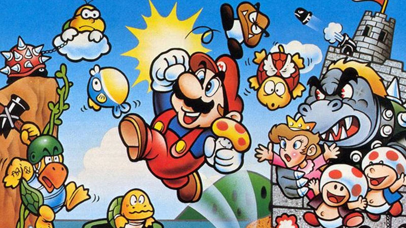 Super Mario Bros Original Box art