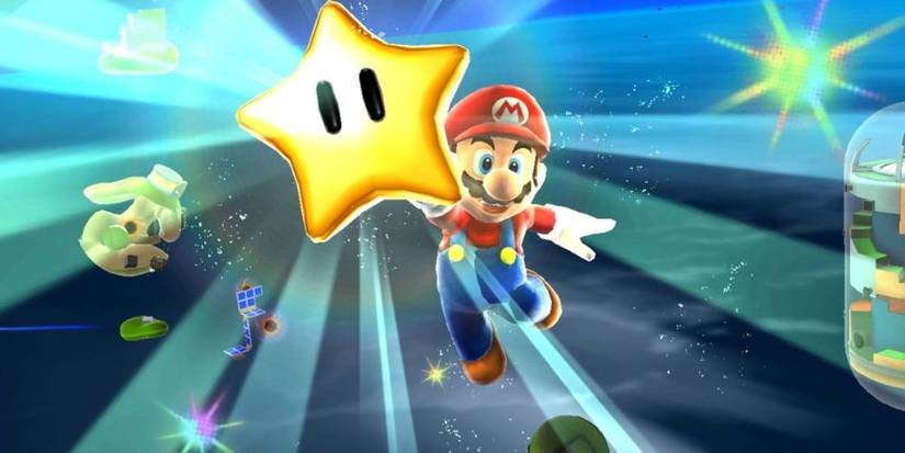 gameplay screenshot from Super mario galaxy 