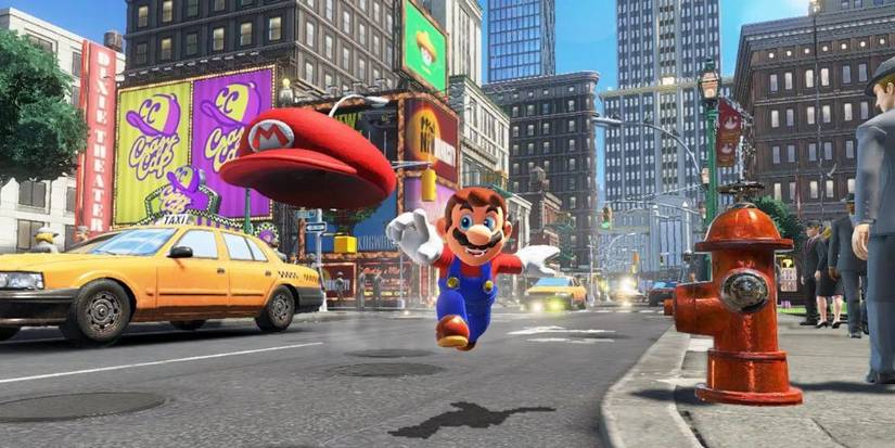 gameplay screenshot from Super mario odyssey 
