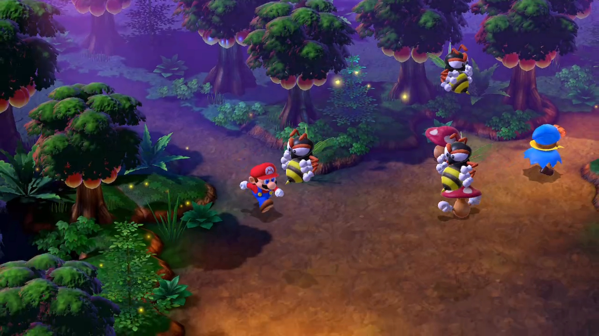 Super Mario RPG Following Geno through Forest Maze