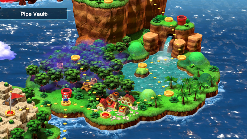 Super Mario RPG Pipe Vault Overworld