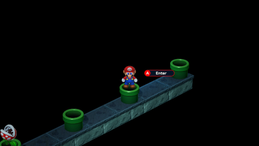 Super Mario RPG Pipe Vault Minigame Entrance