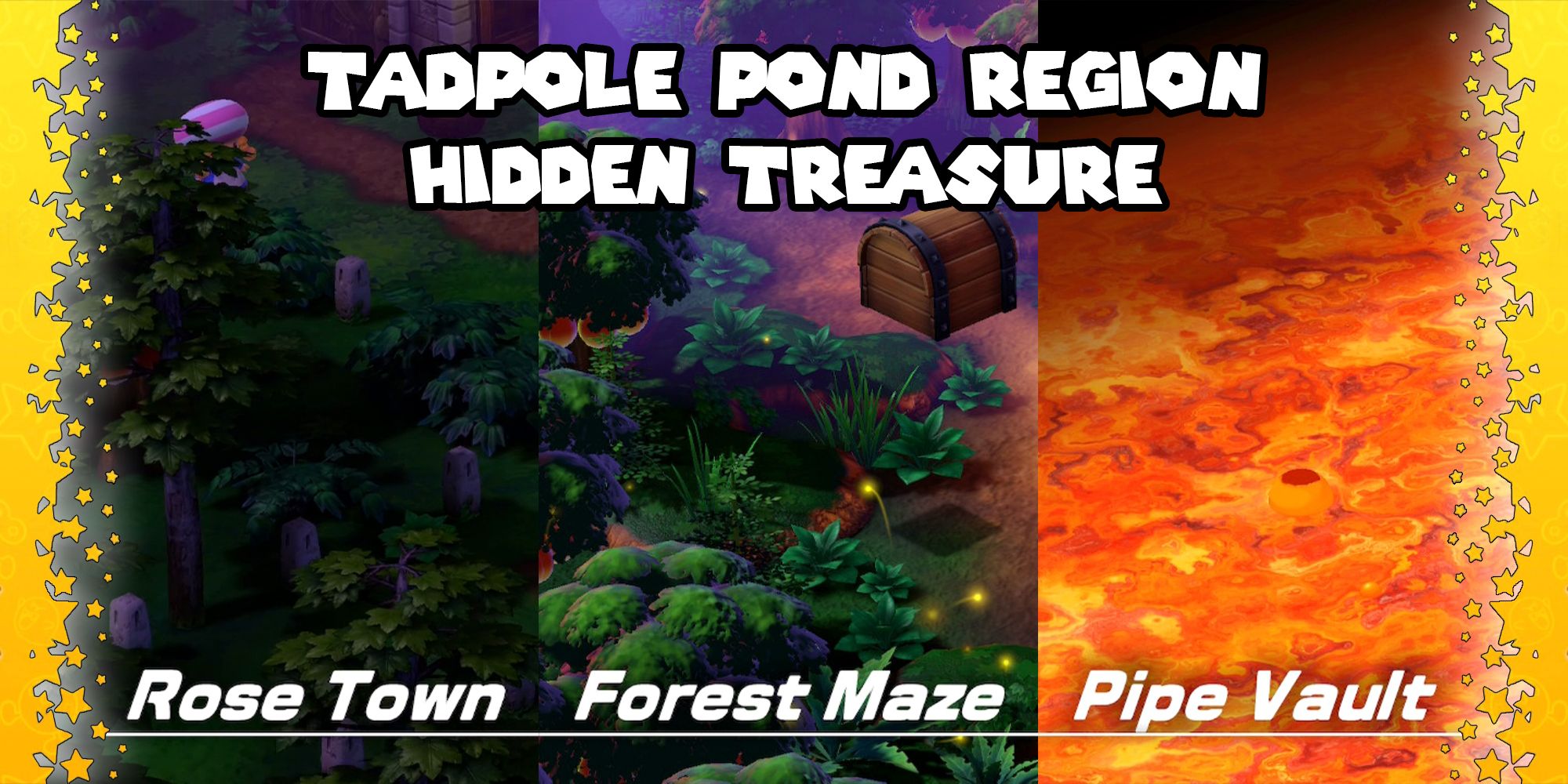 Super Mario RPG Hidden Treasure in Tadpole Pond Region
