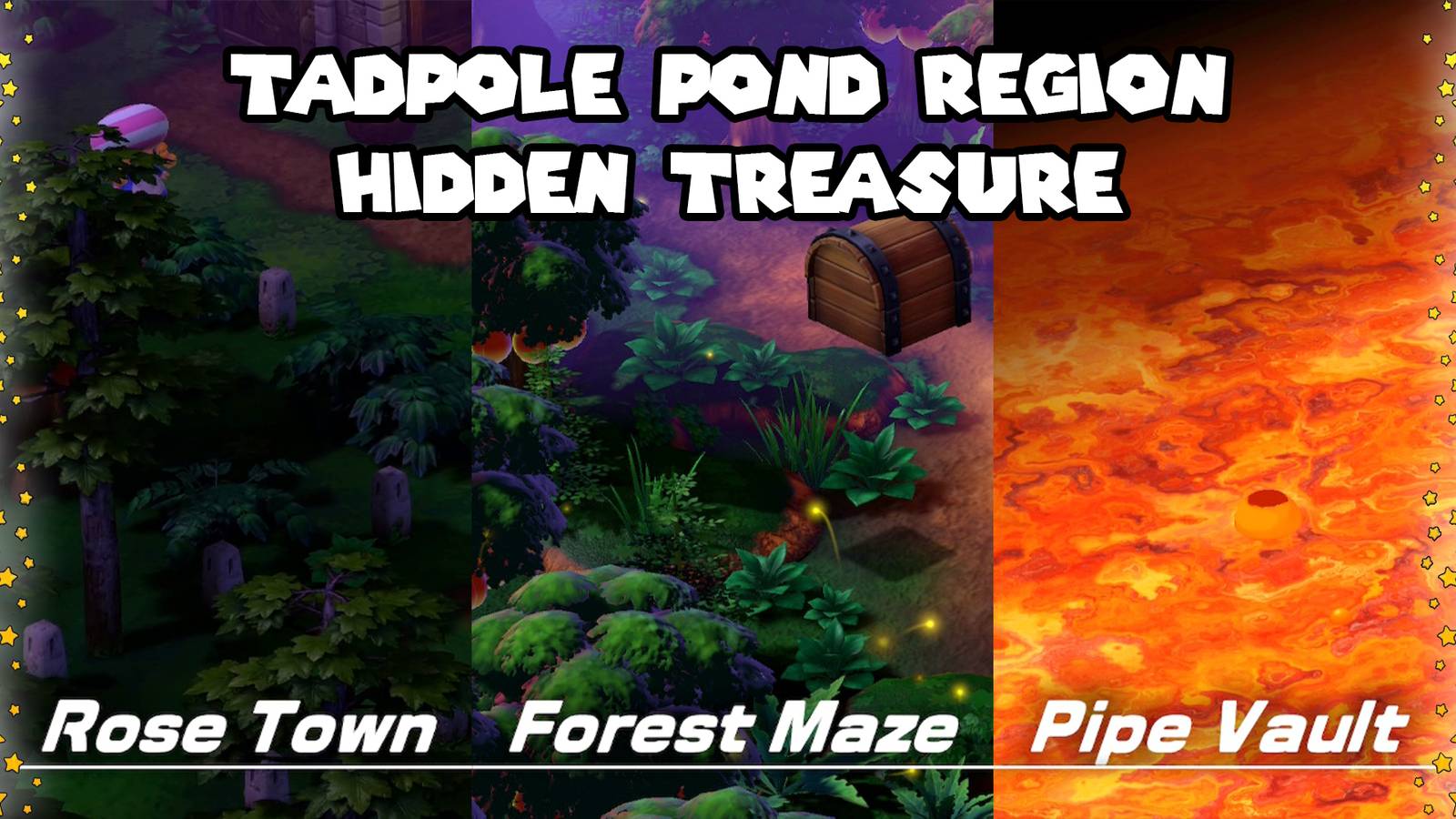 Super Mario RPG Hidden Treasure in Tadpole Pond Region