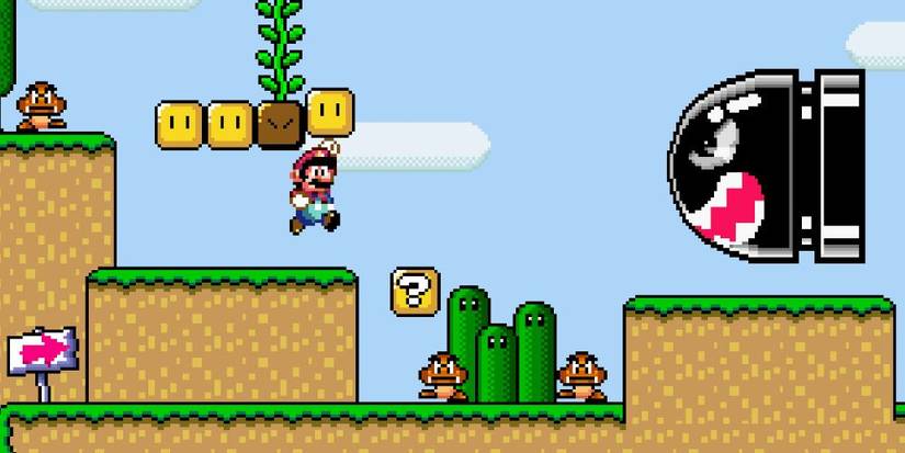 gameplay screenshot from super mario world def