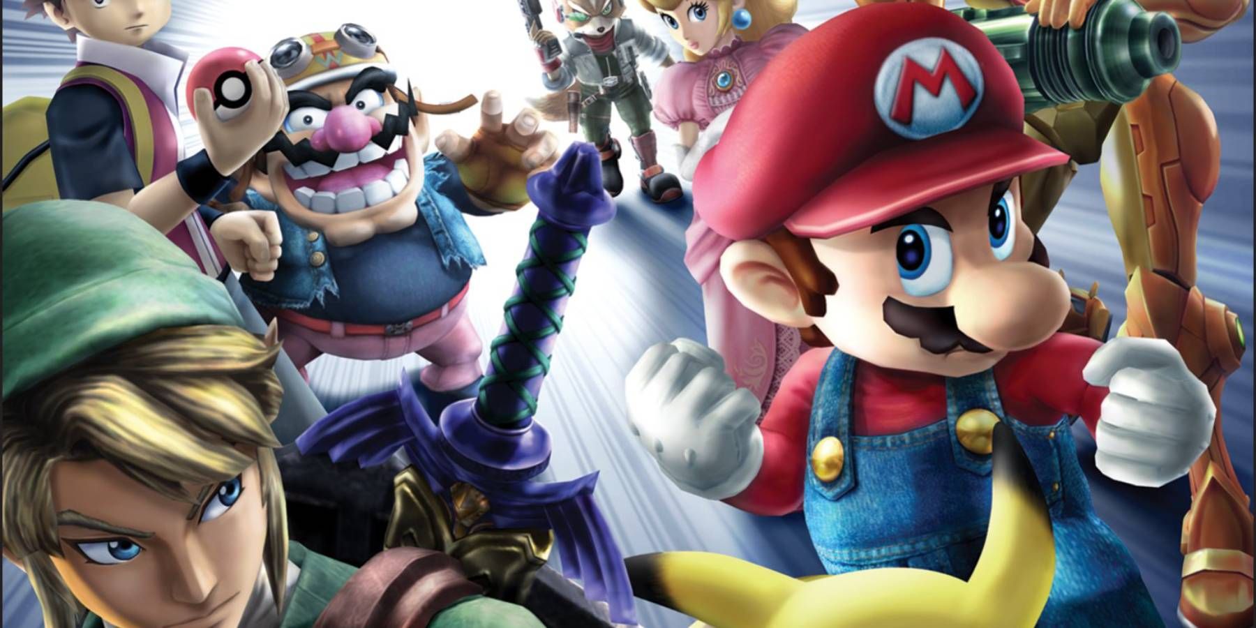 Portion of the cover art from Super Smash Bros. Brawl