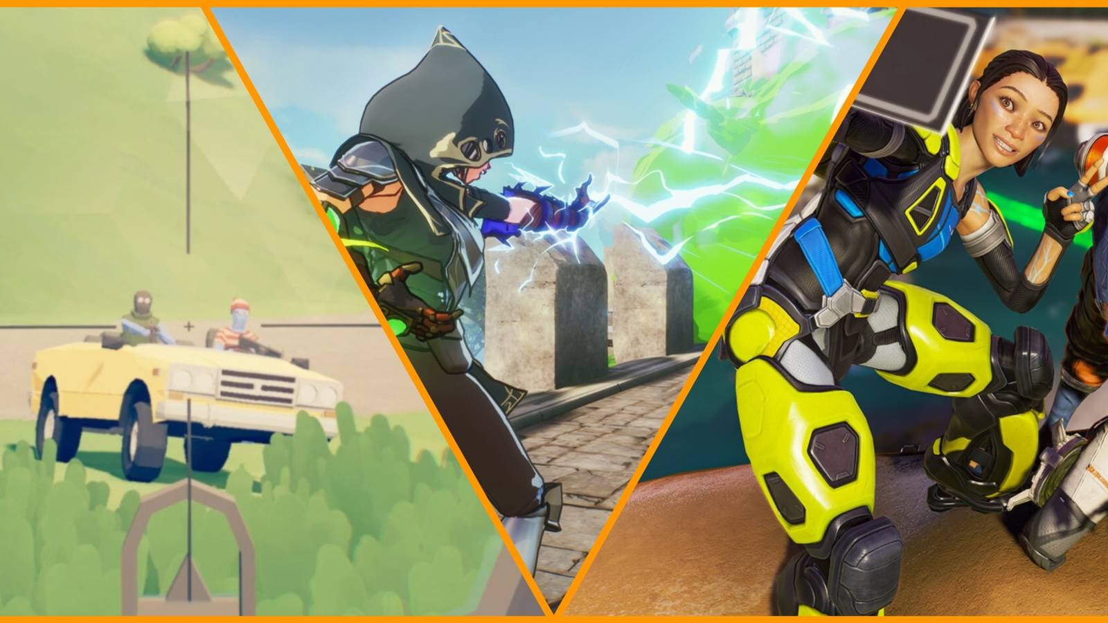 TABS, Spellbreak, Apex Legends