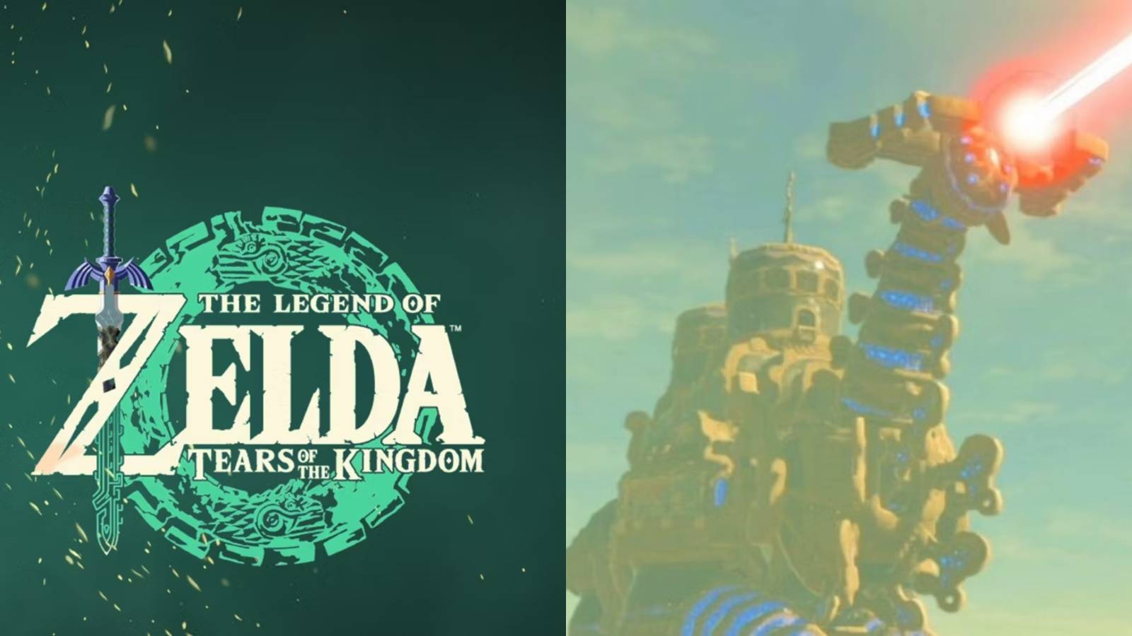 Tears of the Kingdom logo and Vah Naboris
