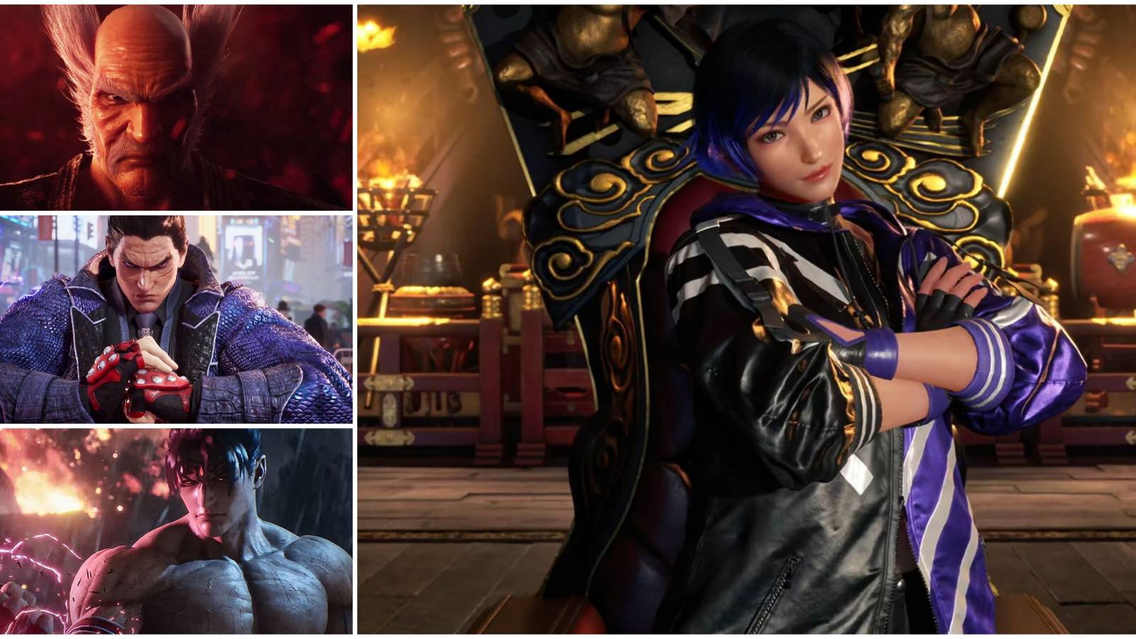 Mishima Family- Heihachi Kazuya Jin Reina