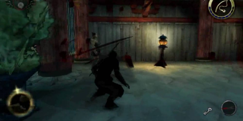 gameplay screenshot from Tenchu stealth assassins 