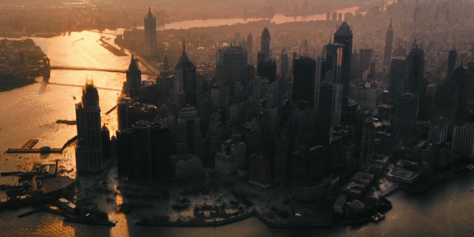A cidade de Gotham do Batman