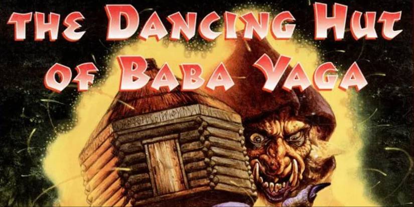 the dancing hut of baba yaga D&D official cover art