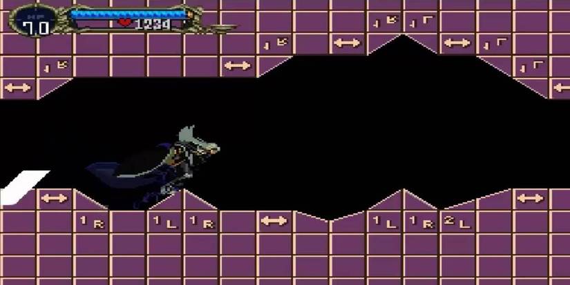 The debug room in Castlevania: Symphony of the Night
