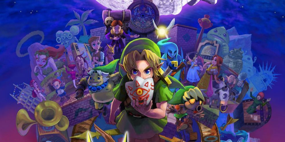 Official art for the Zelda: Majora's Mask remake for Nintendo 3DS