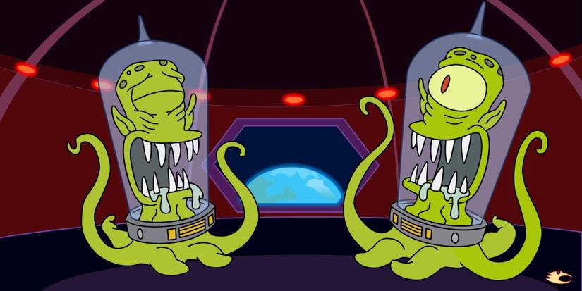 The Simpsons Kang and Kodos