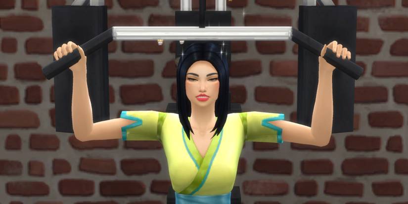 The Sims 4 version of Mulan gets buff for her job in the military as part of the Disney Princess Challenge