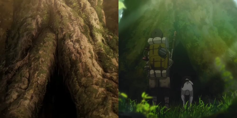 The tree found by Ymir Fritz and the tree where Eren Yeager is buried