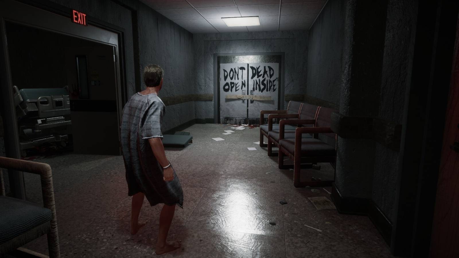 the walking dead destinies rick grimes hospital door