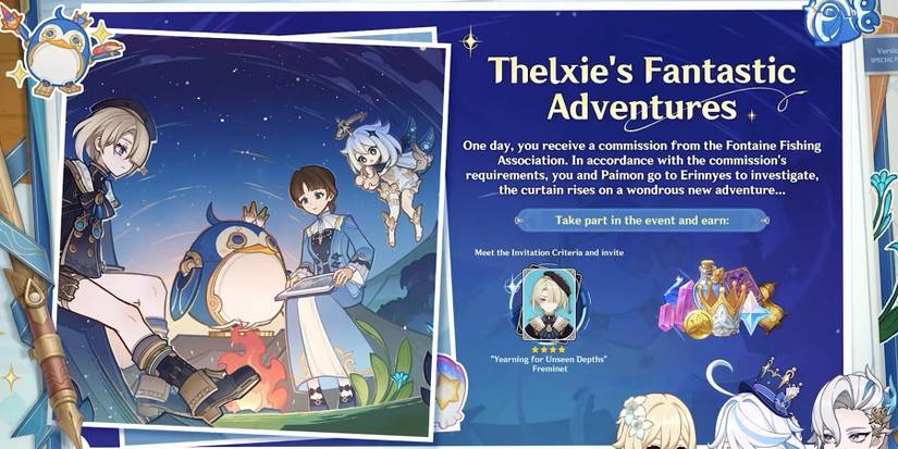 thelxie’s fantastic adventures event in genshin imapct