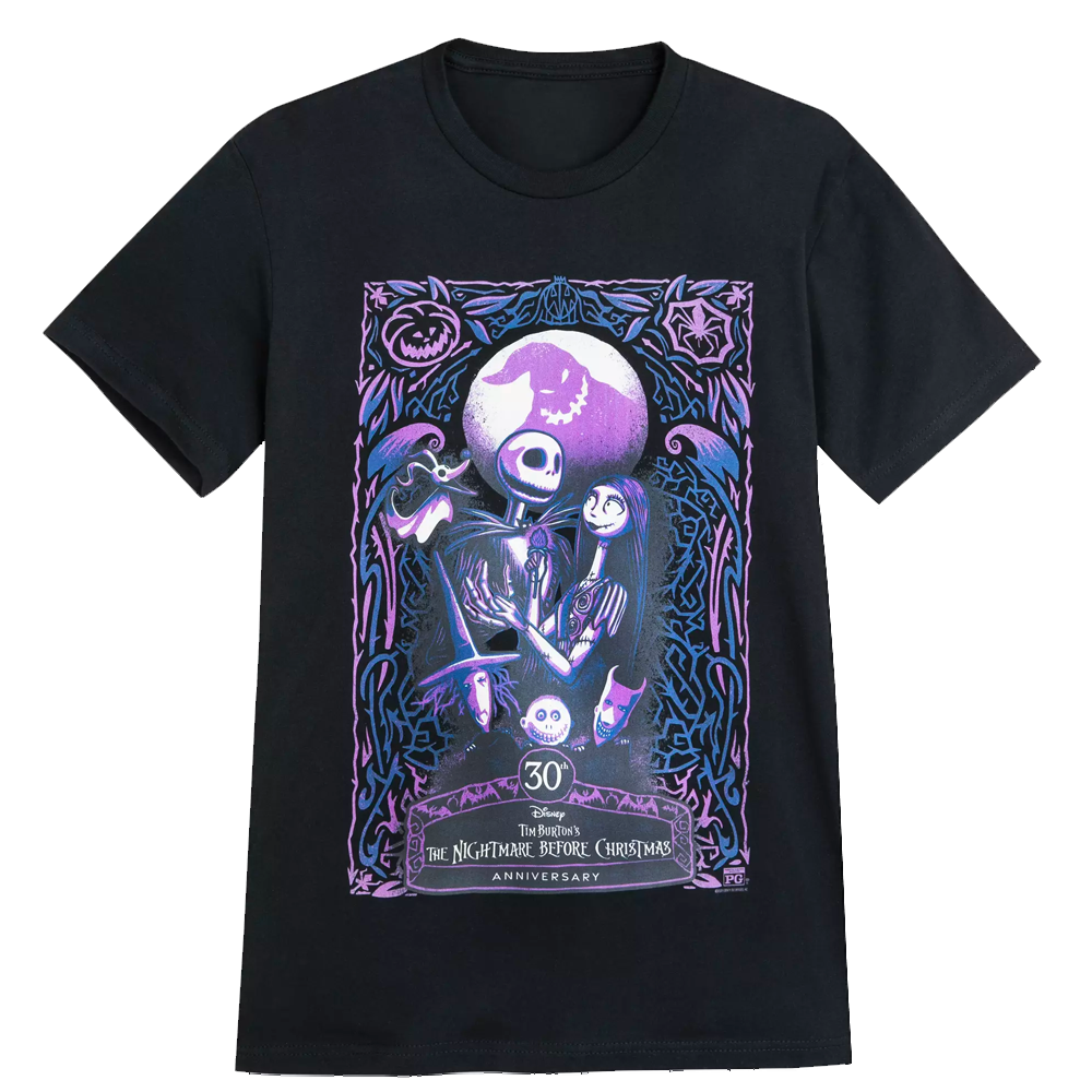 Tim Burton Gifts Nightmare Before Christmas 30th Anniversary Tee