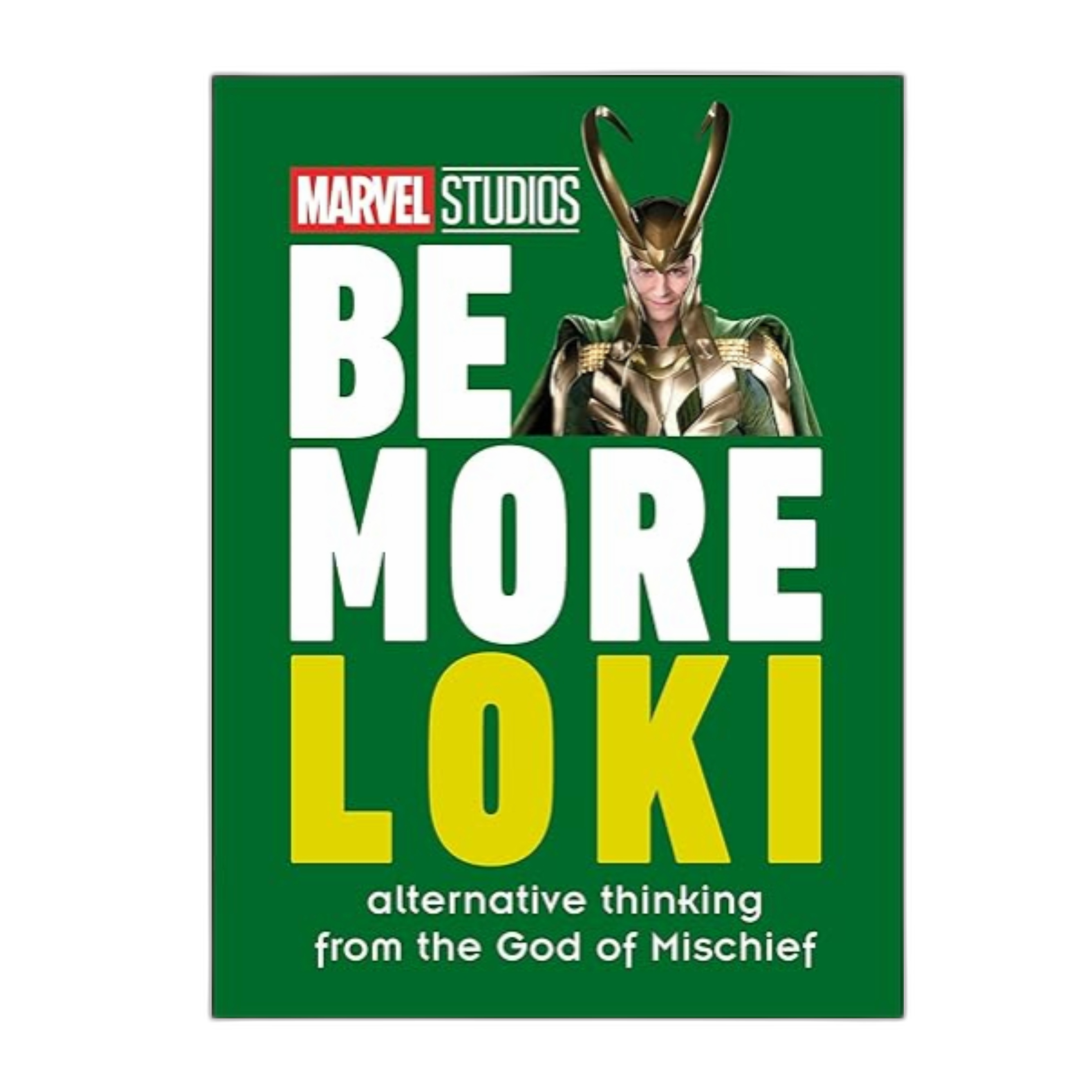 Loki alternative thinking book, a comical guide for fans.