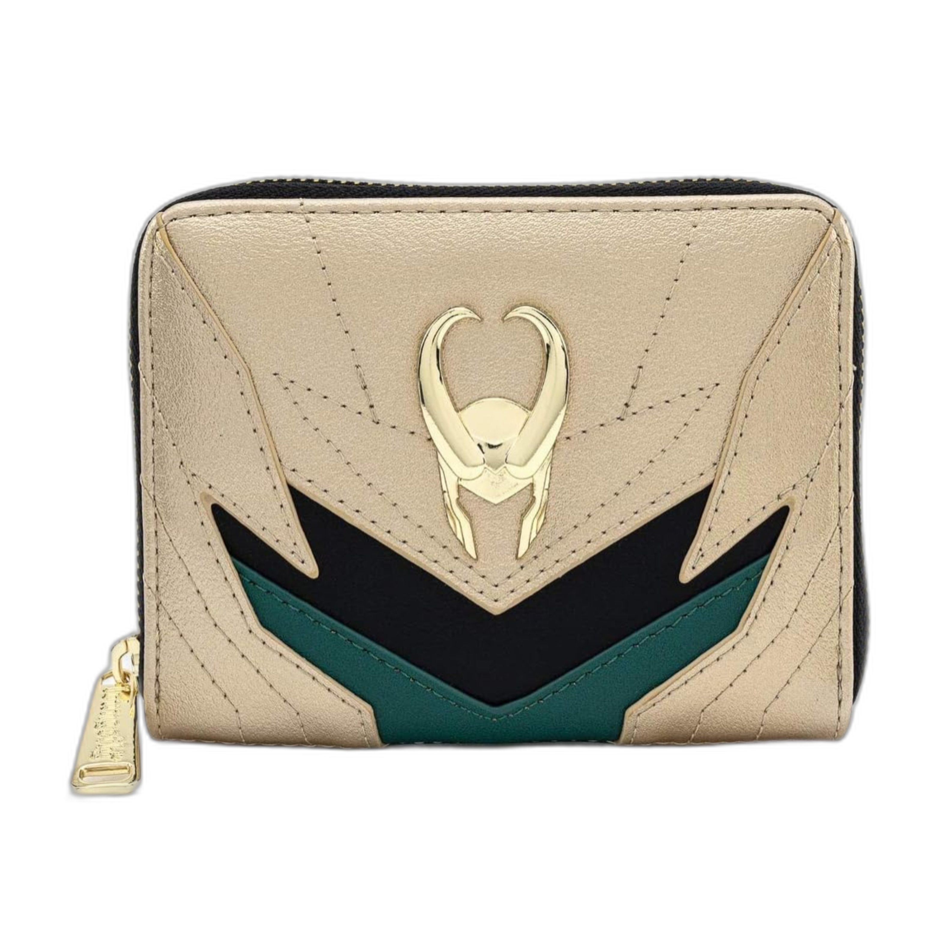 Classic Loki wallet  by Loungefly, inspired by the Marvel character.