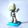 TOBOR figurine from the MySims trophy collection in The Sims 4