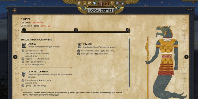 Total War Pharaoh Best Gods Yamm