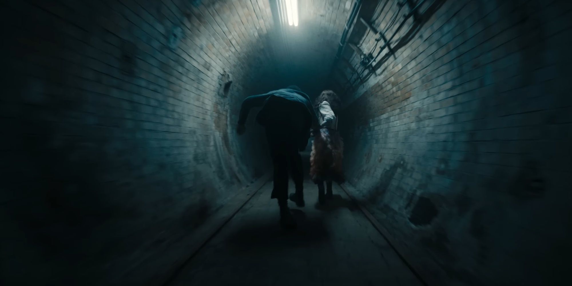 lucy gray and jessup in the tunnels