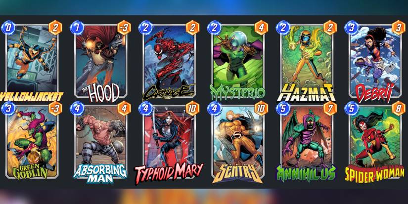 typhoid mary junk deck in marvel snap.