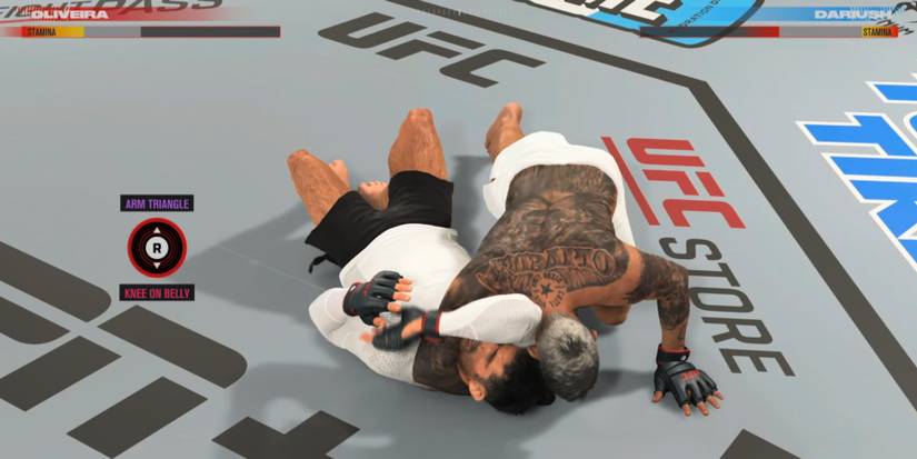 UFC 5 Oliveira draining stamina