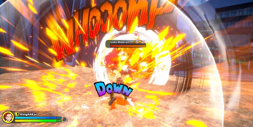 Eijiro Kirishima attacking Deku