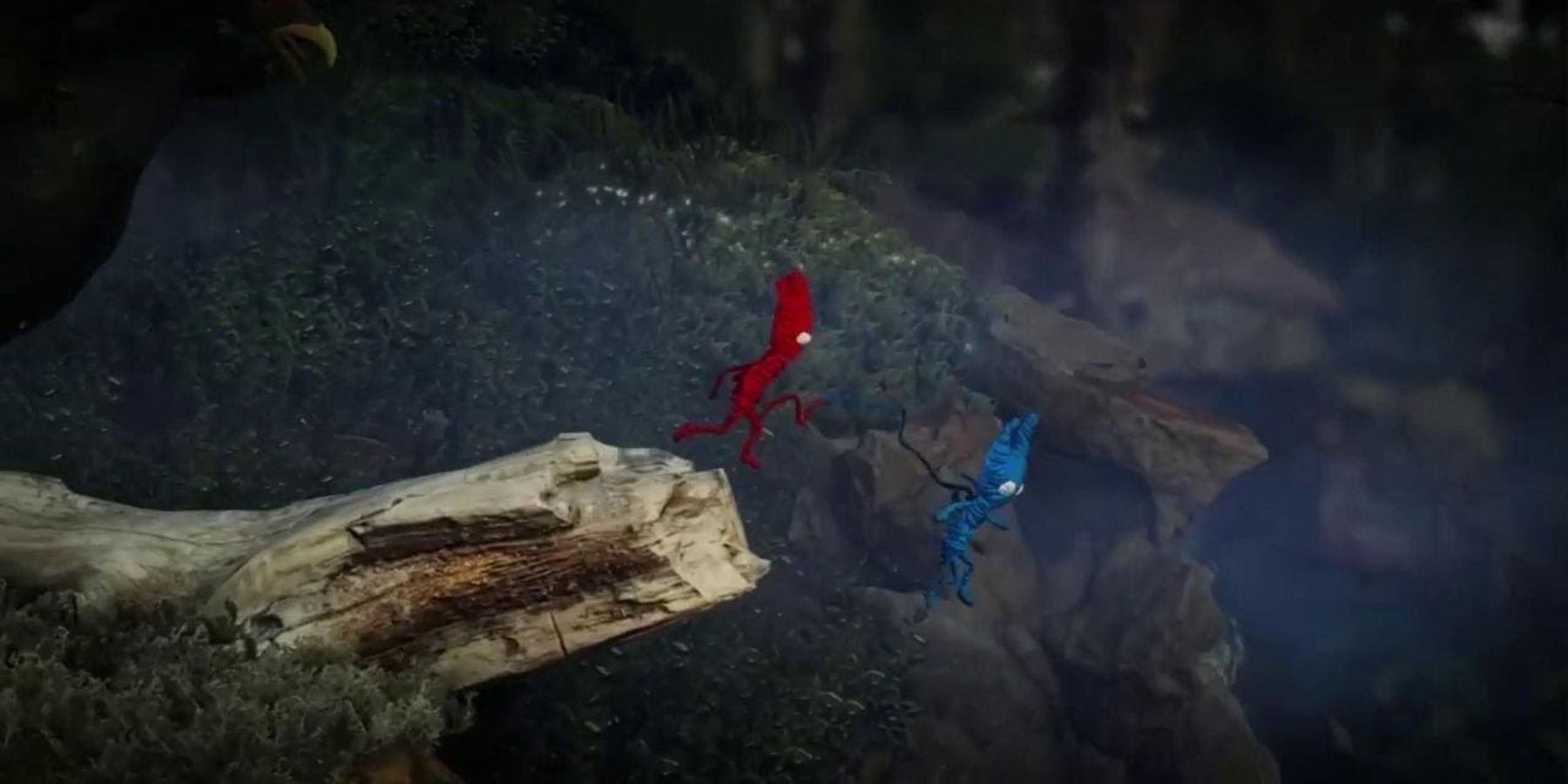 Red Yarny and Blue Yarny off to an adventure