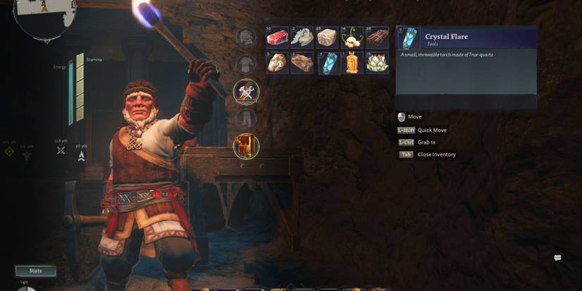 crystal flare crafting recipe return to moria