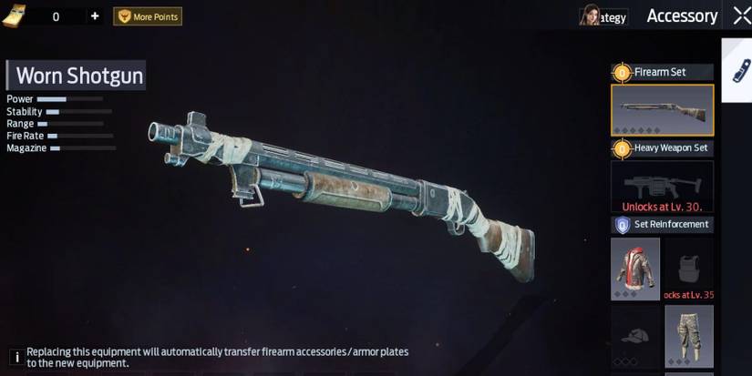worn shotgun in undawn 
