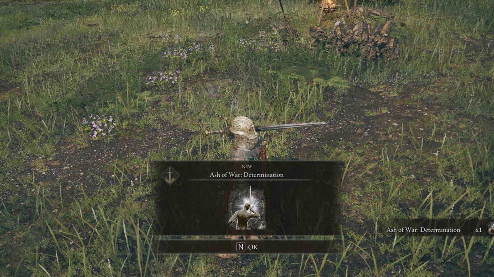 how to get ash of war determination elden ring