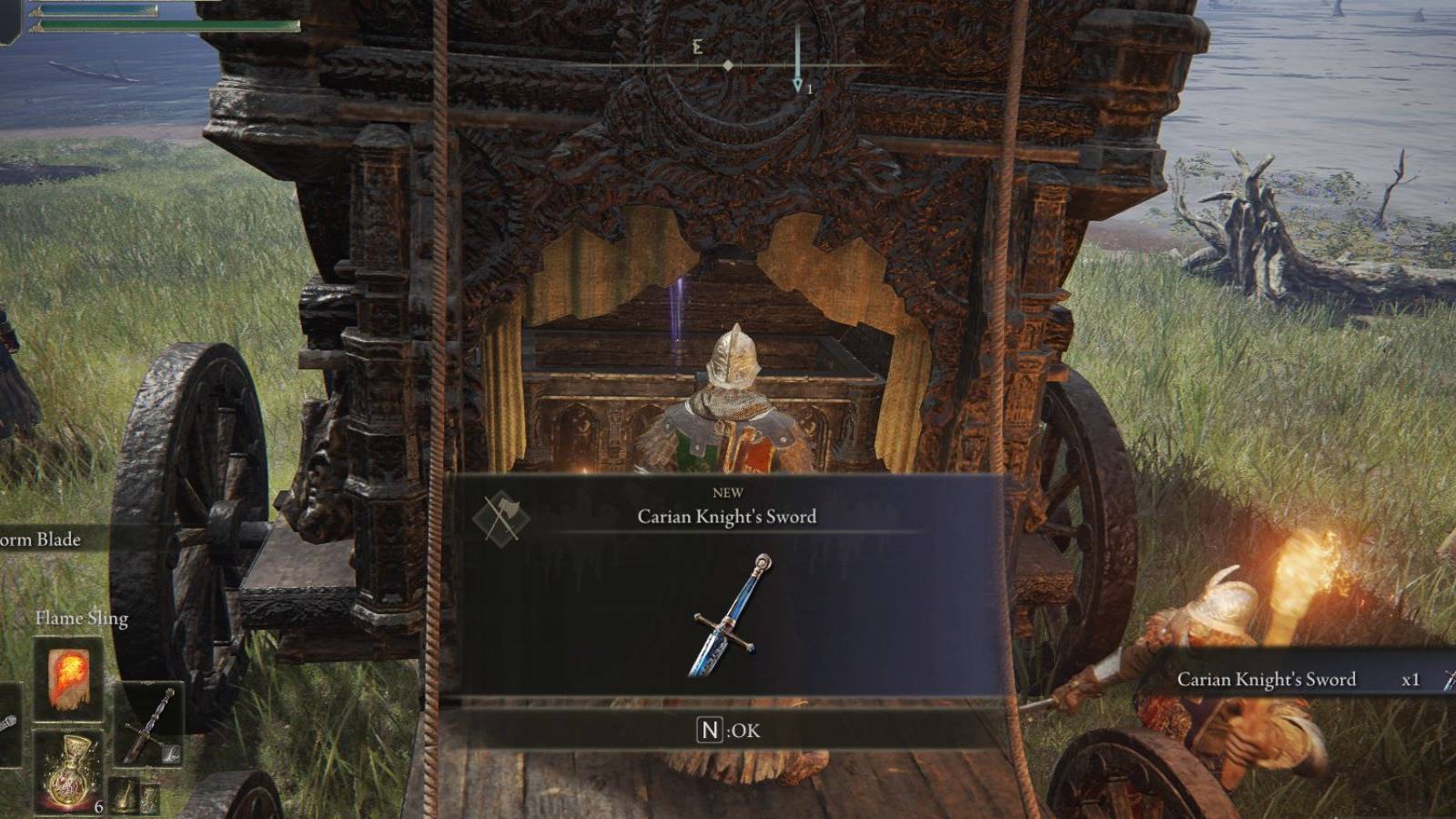 carian knight's sword location elden ring