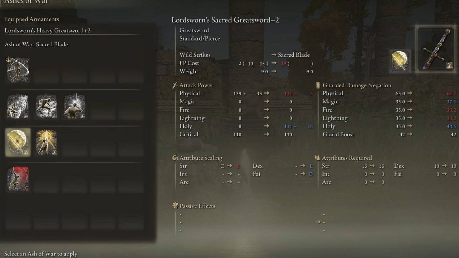 sacred blade elden ring