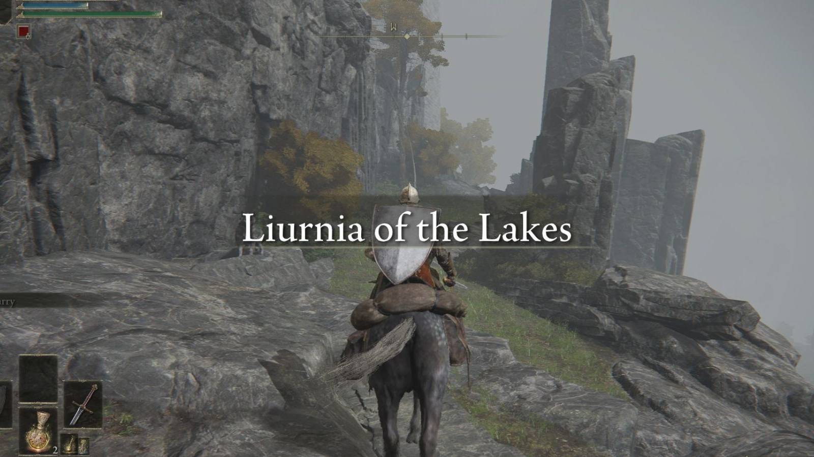 the tarnished entering liurnia of the lakes elden ring