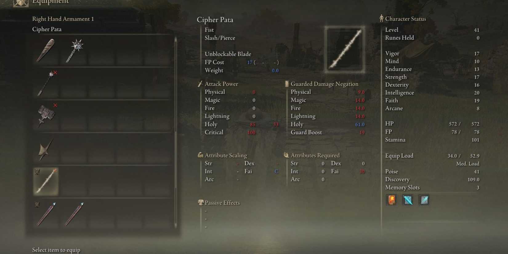 Cipher Pata in Elden Ring